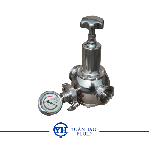 Sanitary pressure reducing valve